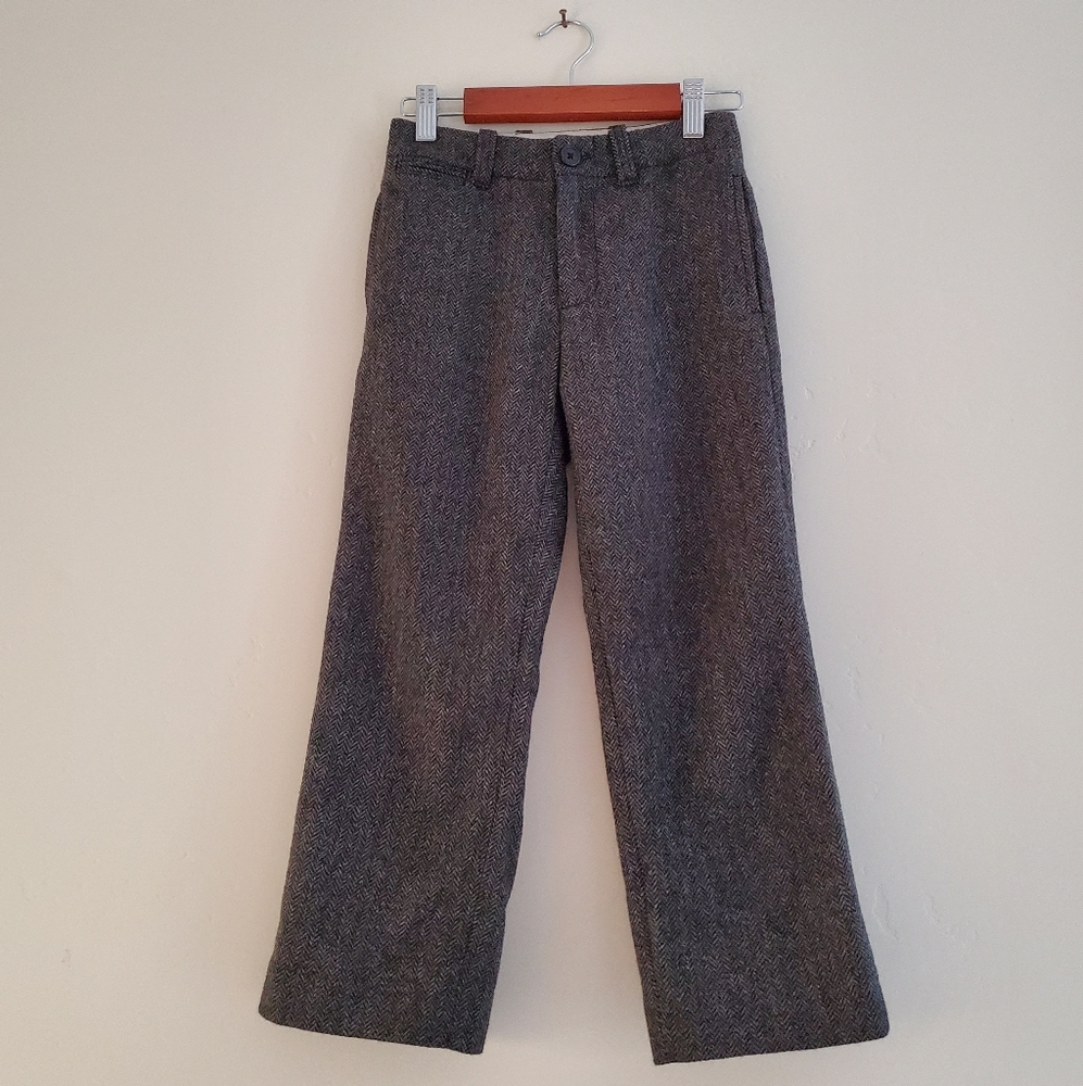 Crew Cut boys grey wool suit pants size 6